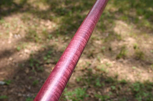 Purpleheart hardwood staff for karate aikido martial arts