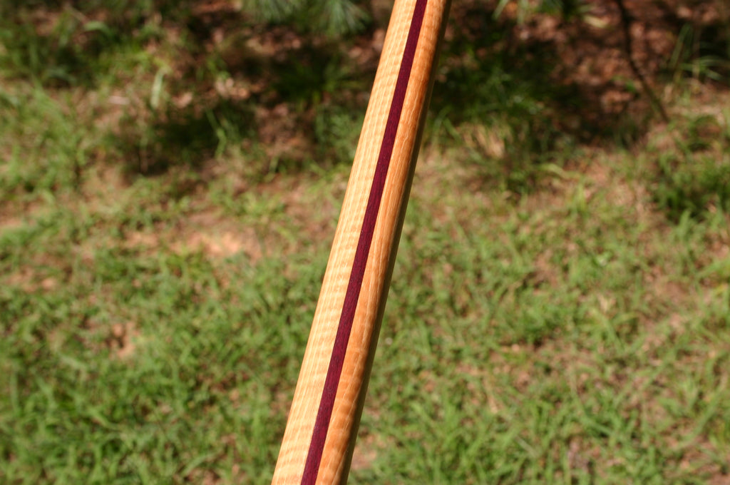 curly hickory purpleheart bo staff for martial arts