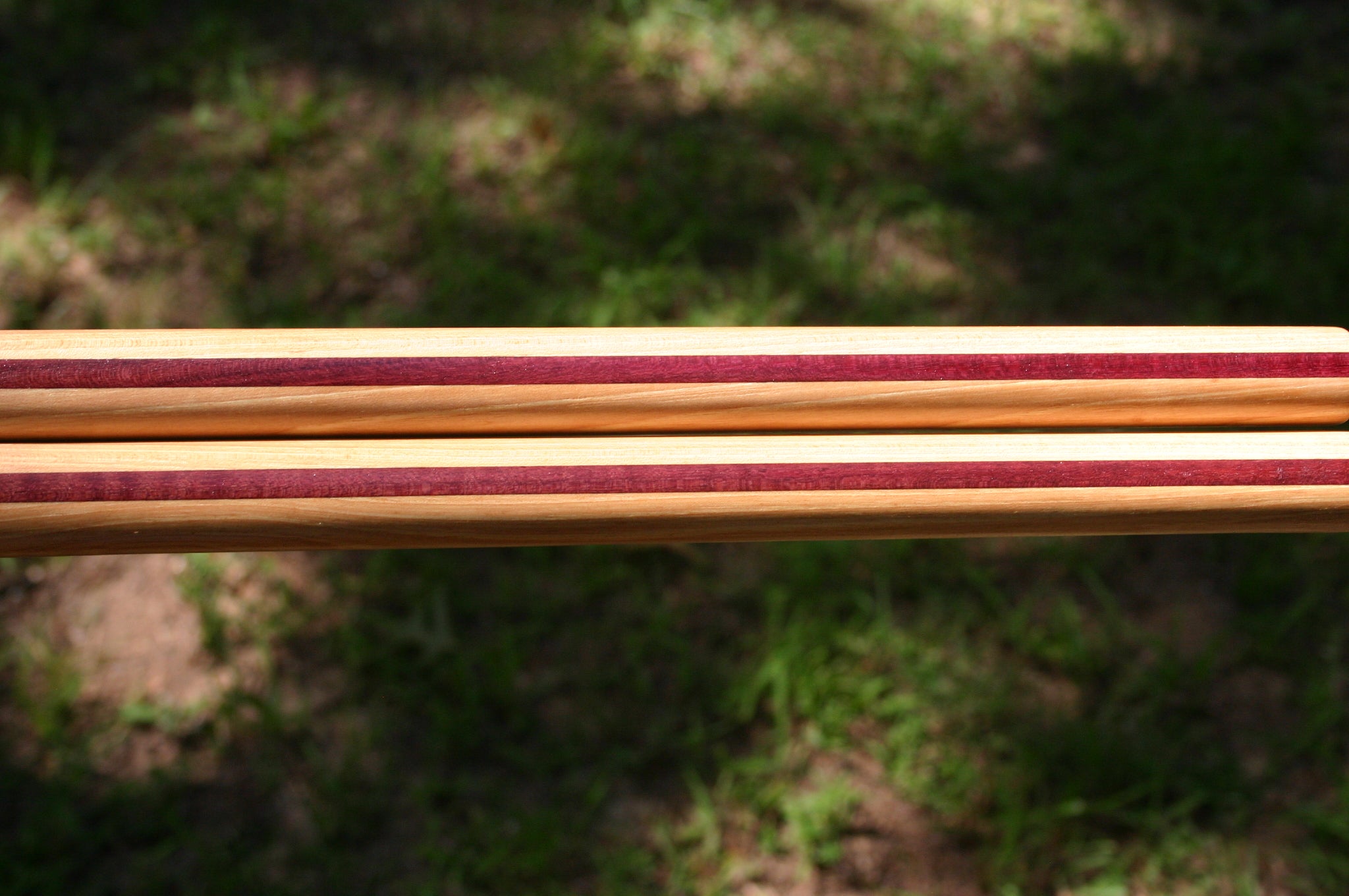 Hickory/Purpleheart Tanbo Staff pair. 1" Escrima Kali sticks