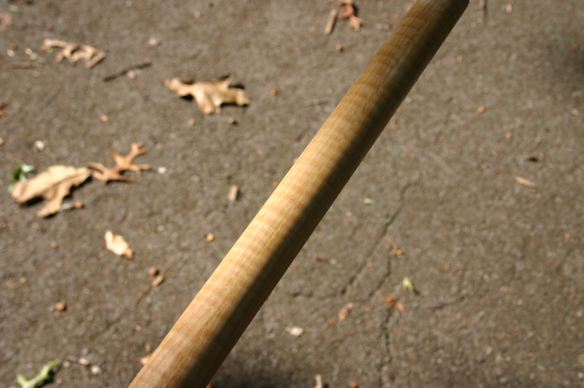 Flamed Curly Hickory Hanbo 1.25" 36" Staff Discounted