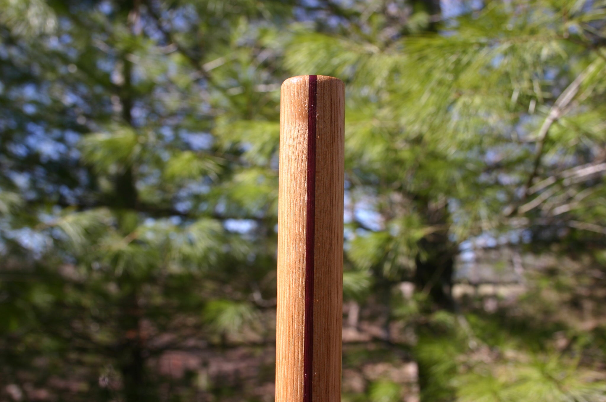 Deluxe Jo Staff Hickory/Purpleheart 1" Width Laminated construction.