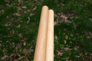 Hickory Tanbo Pair/Escrima Sticks 1,1/4" 22" Heavy Wood, Laminated Arnis Martial Arts, Kali Sticks