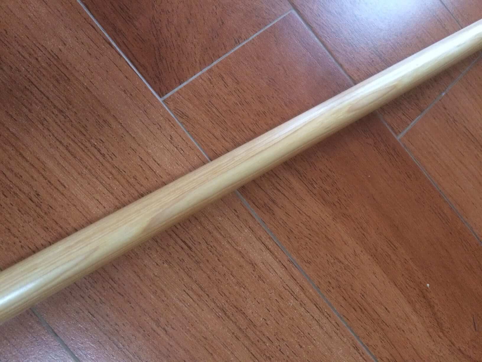 Hickory 60" Bo Staff. 1" diameter Handcrafted. Solid Hardwood. Long Jo staff For Martial Arts/Hiking